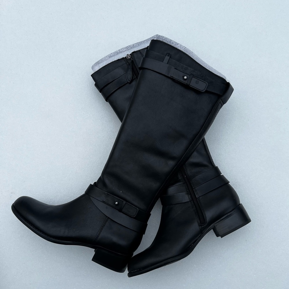 Franco Sarto Black Knee-High Boots - Size 7.5